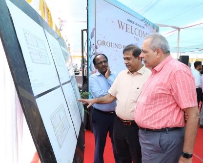 Groundbreaking ceremony of New Rummy Academic Science Block 1